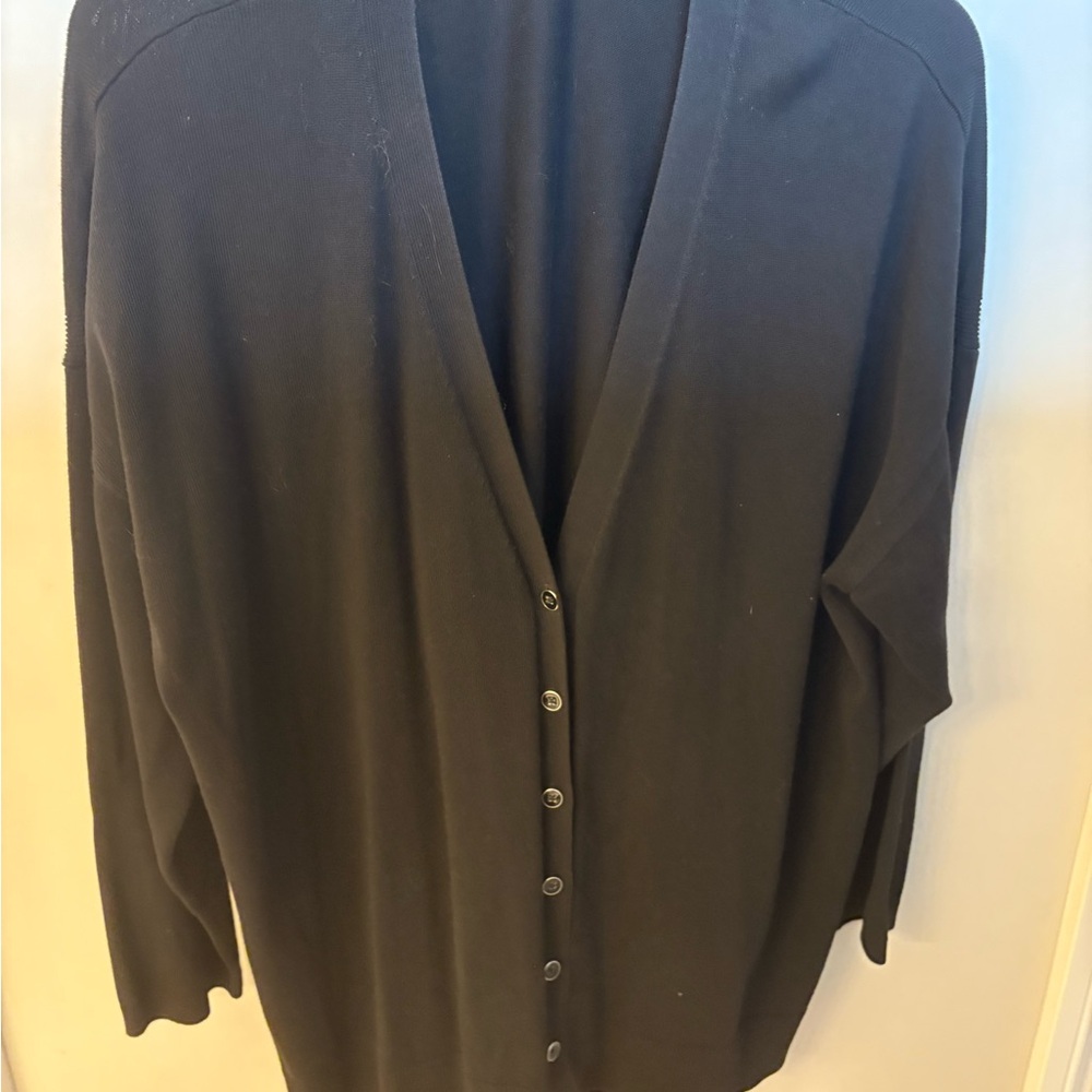 Talbots Classic Black Plus Size Top